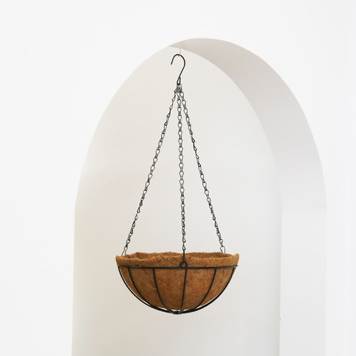 행잉플랜트 야자화분 코코넛 행잉화분 25cm 중형